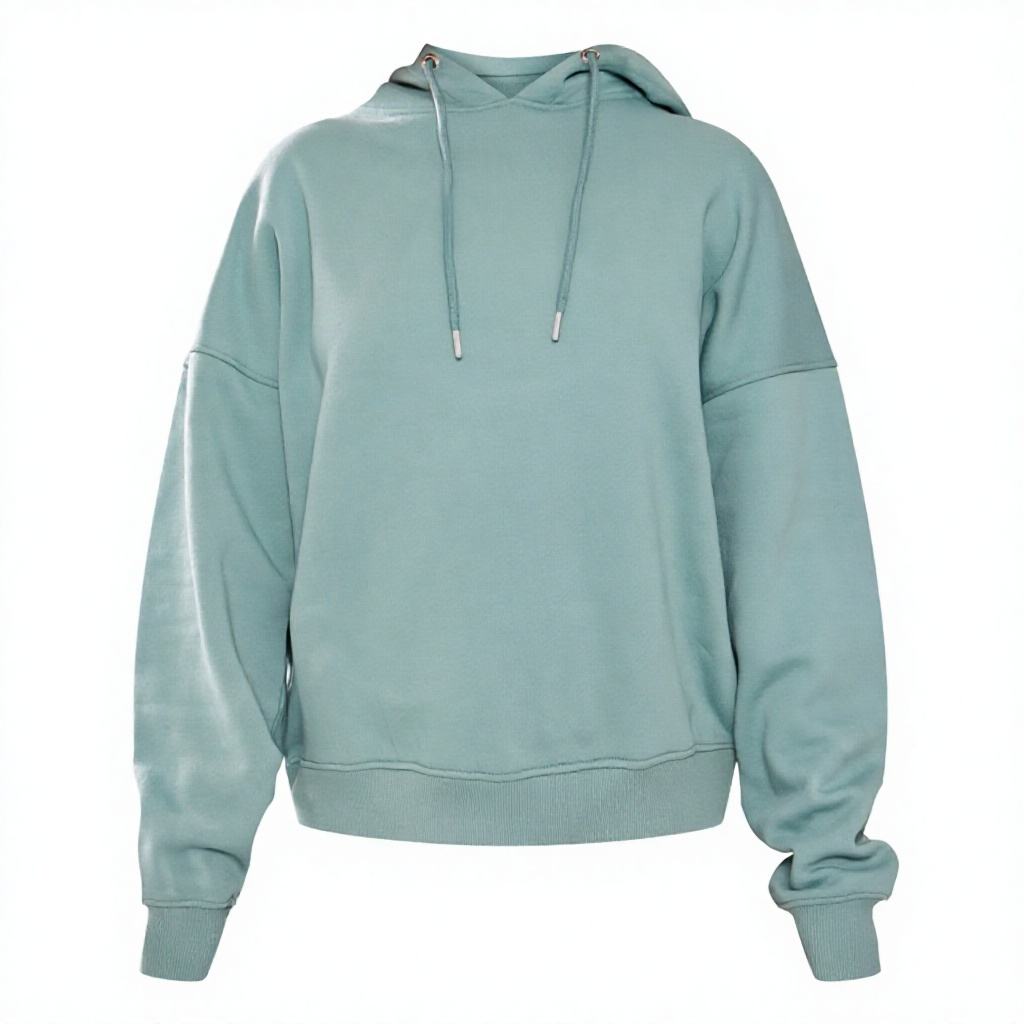 Schwerer Herren-Kapuzenpullover in Übergröße aus 100 % gewebter Baumwolle – Herbst-Streetwear – Schlichter Freizeit-Hoodie mit Kängurutasche, geeignet für Thermotransferdruck